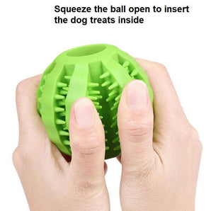 Mighti Ruff Interactive Treat Rubber Ball